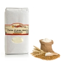Farina Rimacinata di grano Duro - Semola Calabrese Busta kg 1